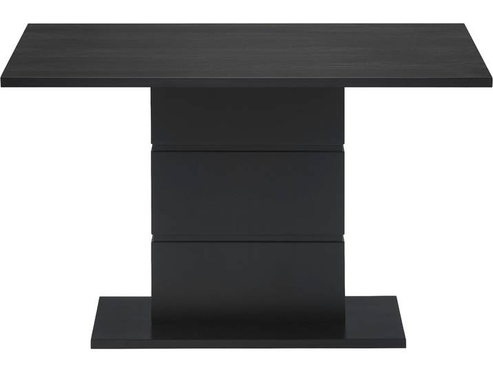 Esstisch OTTO HOME Geranie , schwarz, B:120cm H:76cm T:80cm, MDF, Tische, Esstisch, mit pflegeleichter Melaminoberfläche, lackierter Fuß