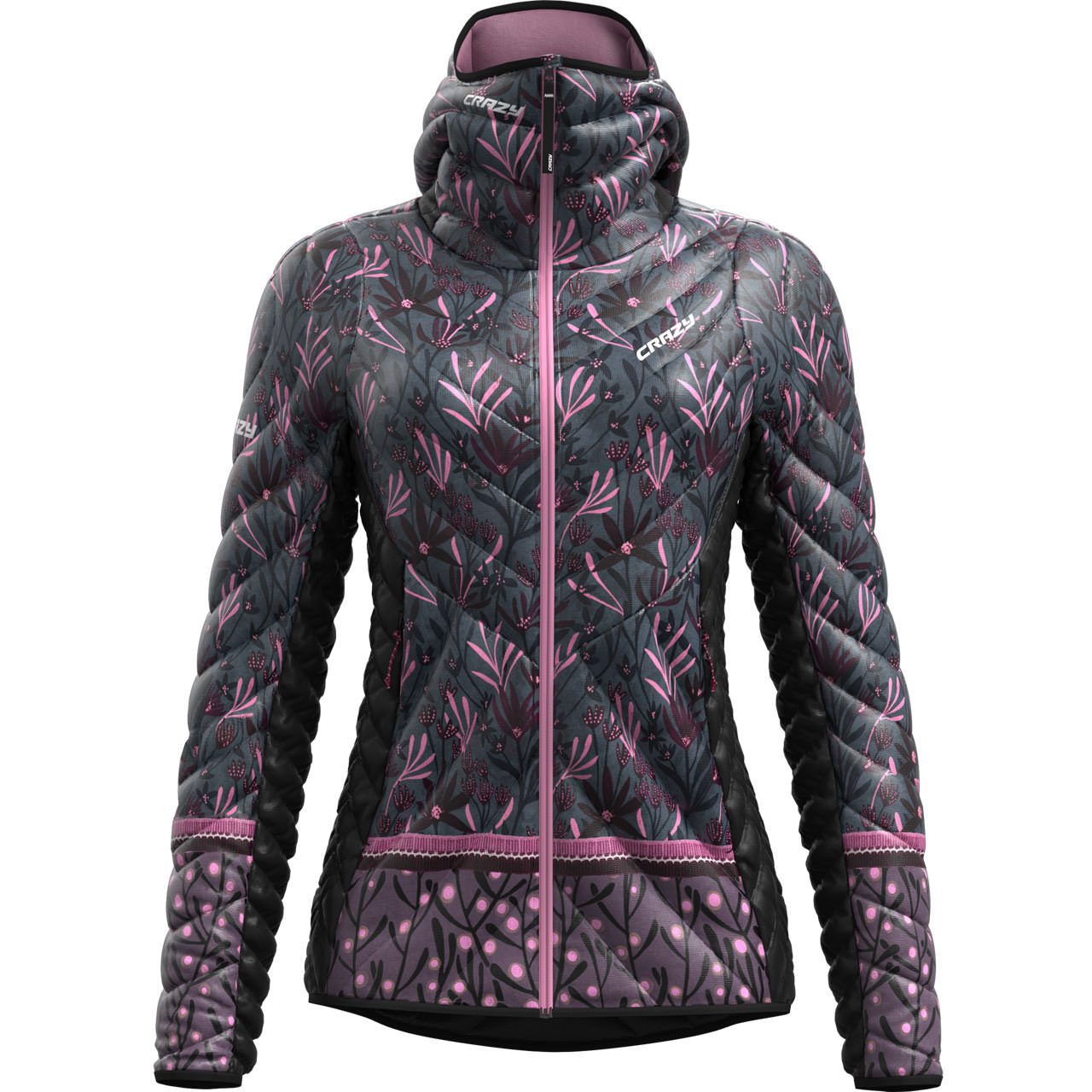 Crazy Damen Jacke WONDER MAGIC winter flower - L