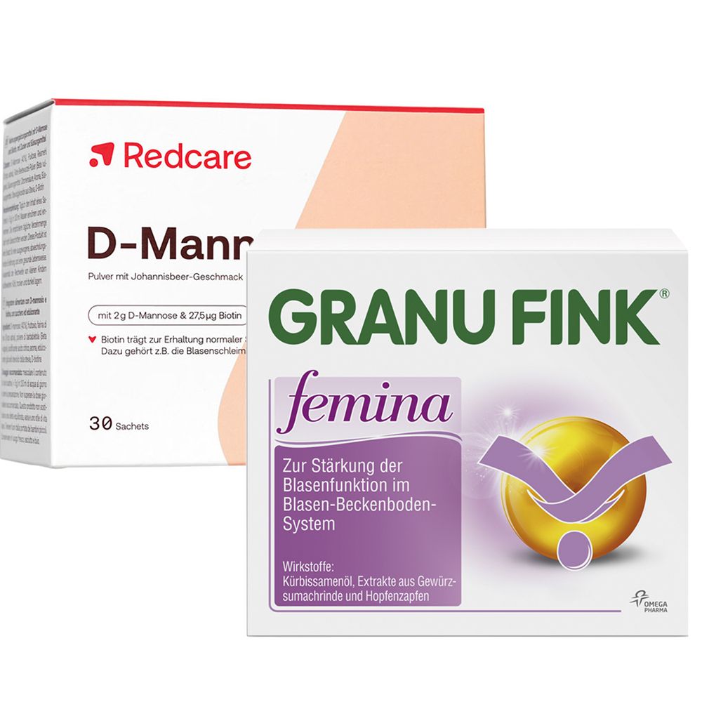 Granu Fink femina + D-Mannose RedCare 1 St Set