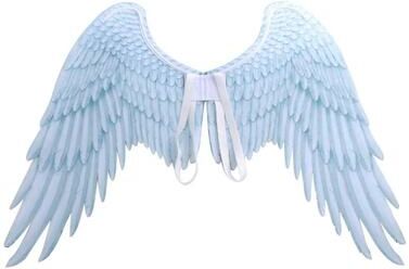 Uplift Essentials 3D Angel Wings Costume Accessory For Parties And Cosplay light Blue Wings