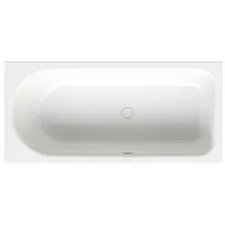 Bette BetteOcean Low-Line Badewanne 8842-440PLUS Glasur, snow, 150x70x38cm, Fußende rechts, Überlauf vorne