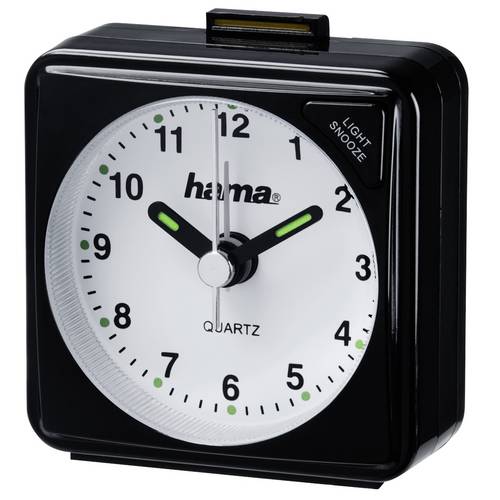 Hama 00186329 Reisewecker A50 , Schwarz
