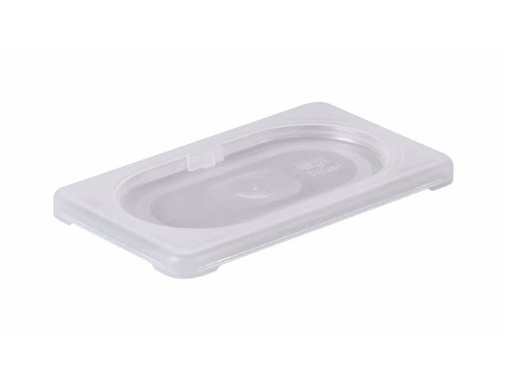 ProChef GN-Deckel 1/9 transparent weiss Behälterdeckel – GN-Behälter/Gastronormbehälter