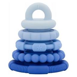 Jellystone Designs Silikonpyramide - 5 blaue Beissringe (69302794)