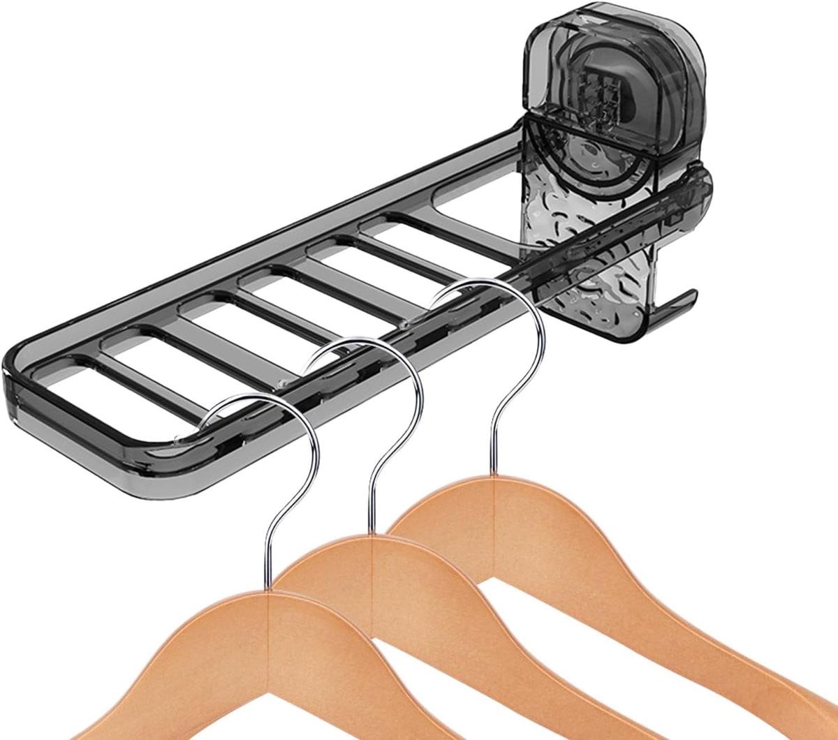 Grijs opvouwbaar droogrek voor kleding met 5kg draaglast