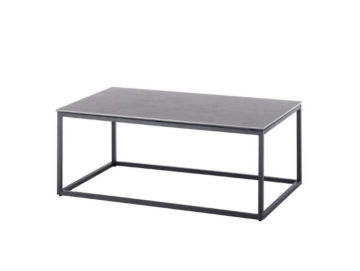 freiraum Couchtisch VARNA, in anthrazit, Glas-Keramik / Metall - 100x40x60cm (BxHxT)
