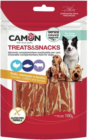 Camon Chewy Stripes Pol Merl Bov100g