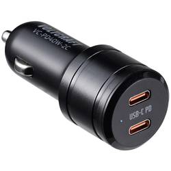 VOLTCRAFT VC-PD40W-2C USB Ladegerät 40 W 2x USB-C® USB PD Schwarz KFZ USB Power Delivery (USB-PD) VC-13431420