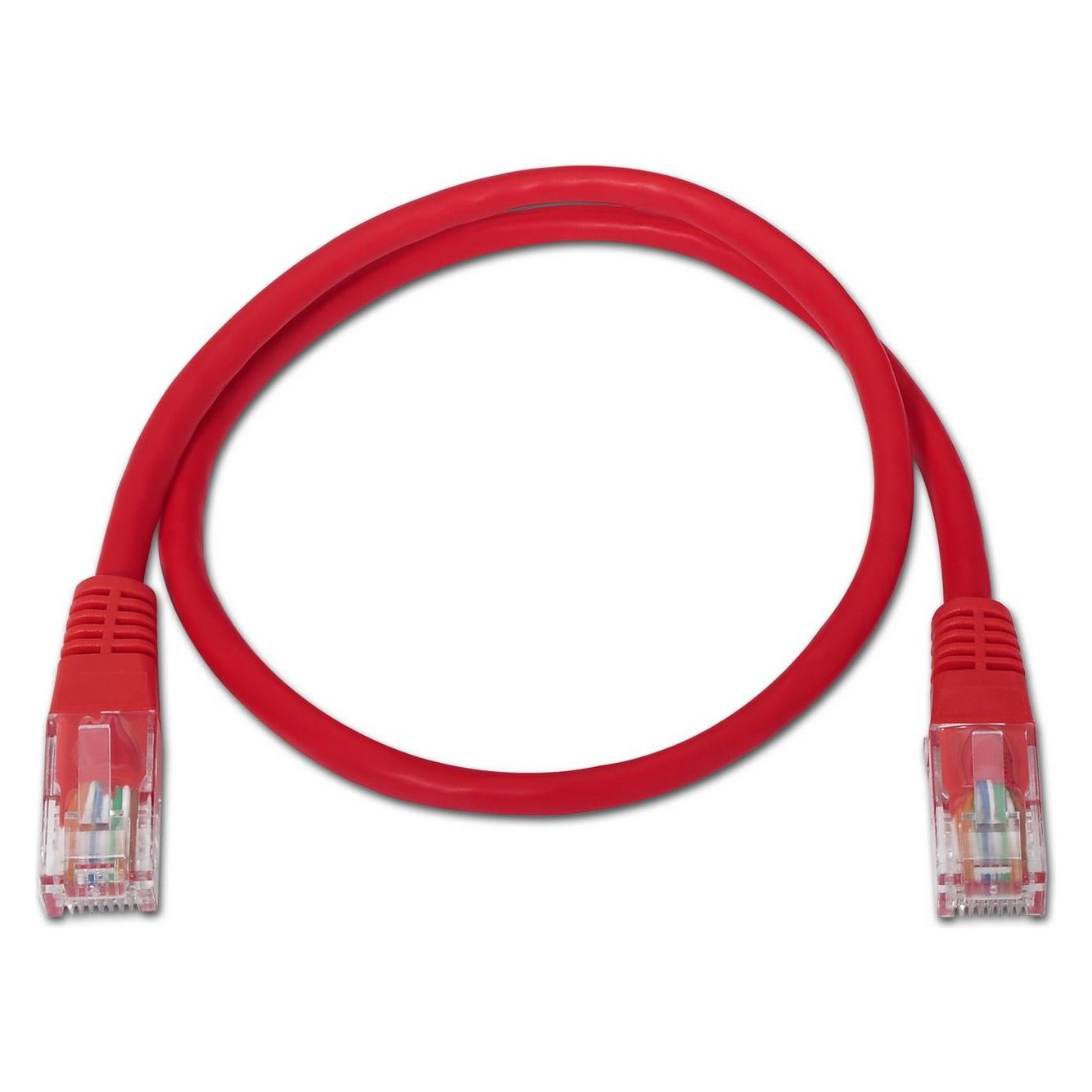 Aisens CABLE DE RED LATIGUILLO RJ45 CAT.6 UTP AWG24 ROJO 3.0M (CAT6, 3 m) (A135-0240)