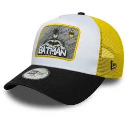 NEW ERA Jugend DC Patch Batman 9FORTY A-Frame Trucker Cap Weiß - STK