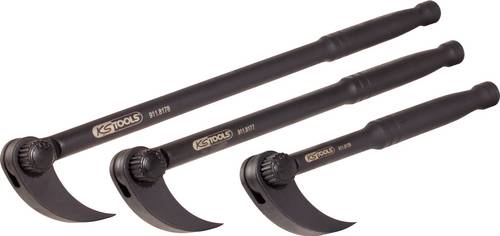 KS Tools 911.8175 Gelenk-Rollkopf-Hebeleisen-Satz, 3-tlg