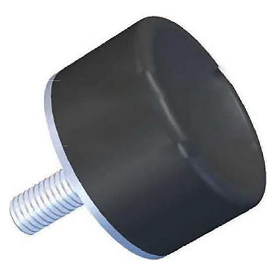 RS PRO Stud Mount Foot (M) 30x25mm M8x10 60 ShA (1264964)