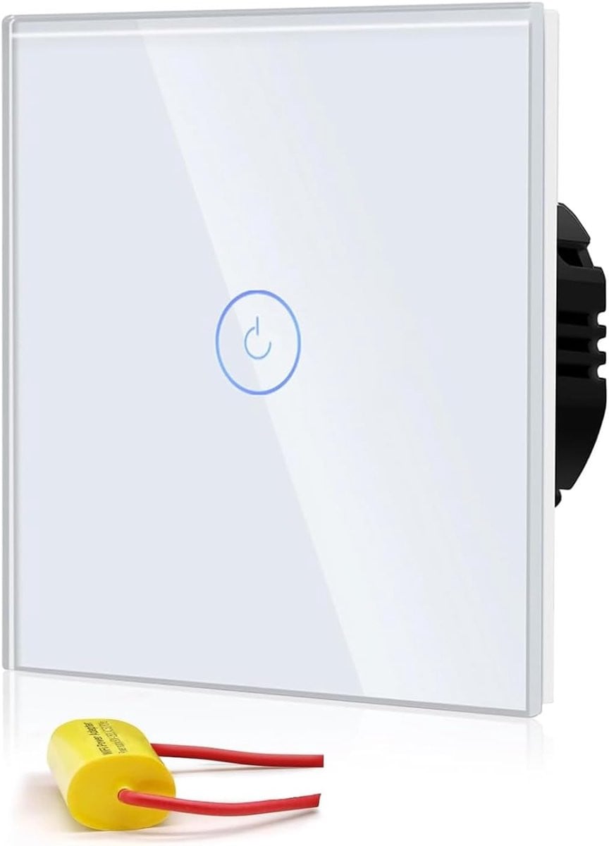 Slimme WiFi-schakelaar met Tuya en Google Assistent ondersteuning, Wit