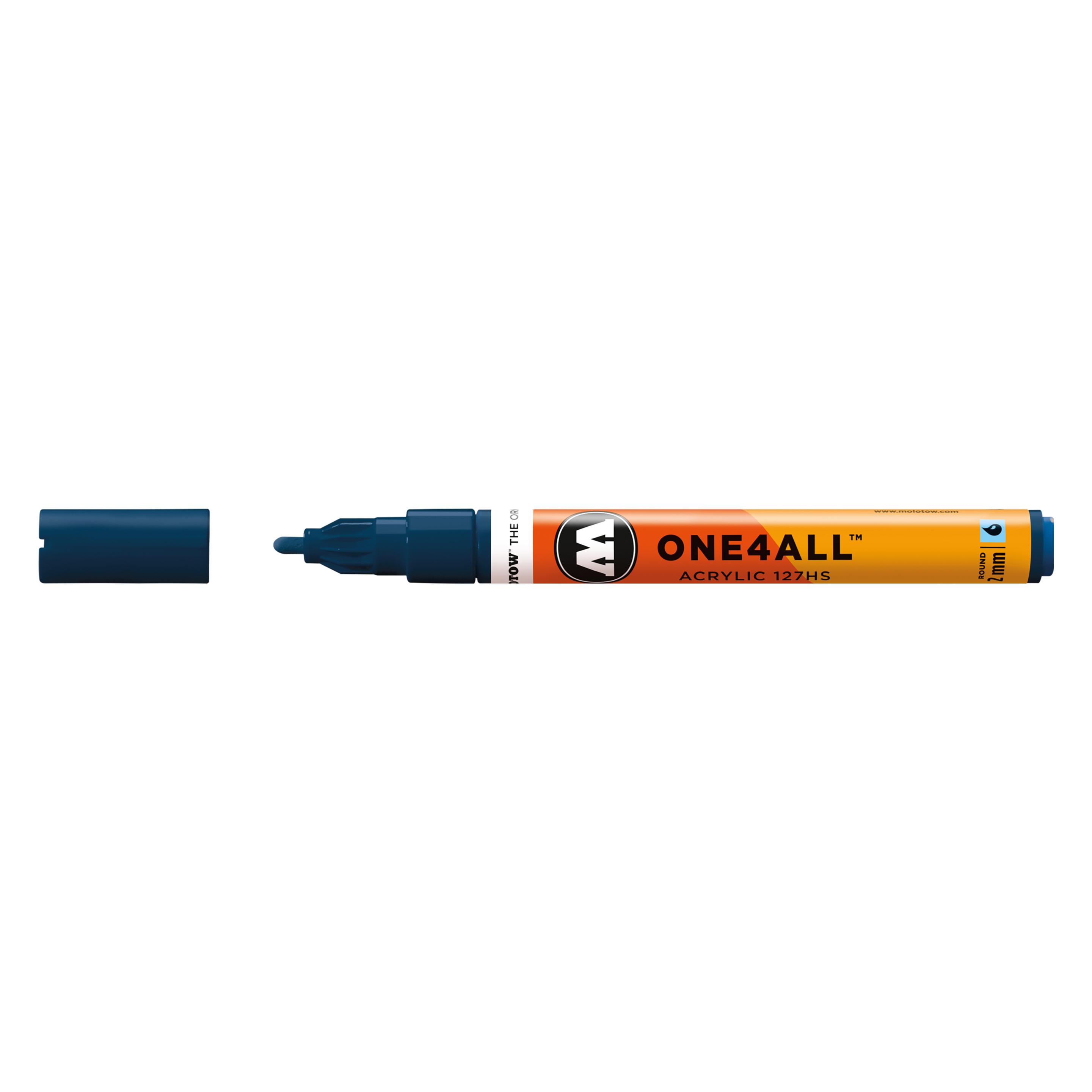 Molotow Filzstift One4all 127HS petrol 027, Rundsze (20x) (127219)