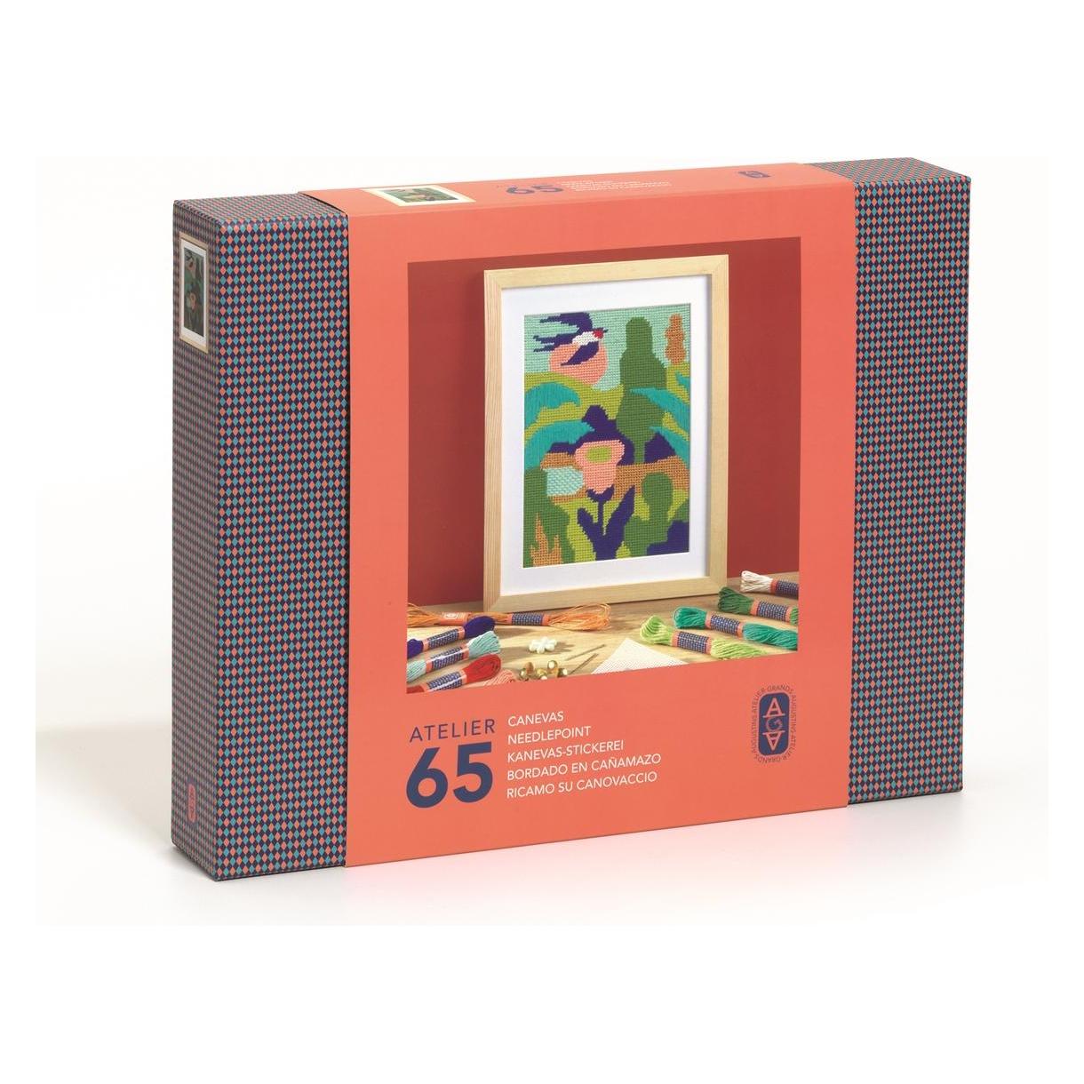 Djeco Atelier 65, Kanvas-Stickerei (GA10065)