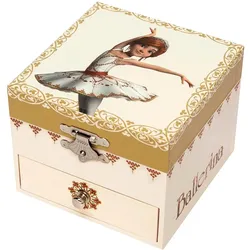 Trousselier, Spieluhr, Musikspieldose m. Schublade, Ballerina, nachtleuchtend