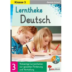 Lerntheke Deutsch / Klasse 3, Schulbücher von Daniela, Scherf, Daniela Scherf