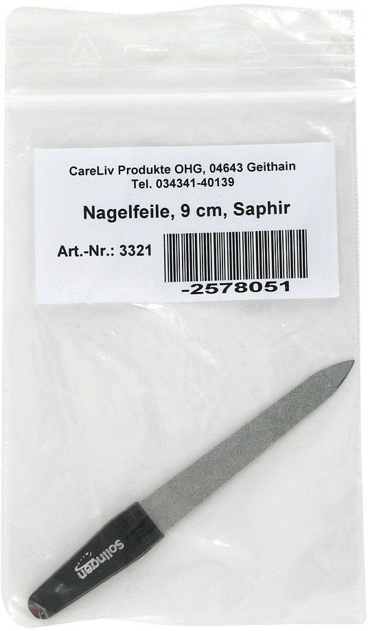 Careliv Produkte Nagelfeile Saphir 9 cm