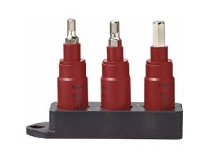 PARKSIDE® Jeu d'embouts et de douilles / Jeu de douilles / Cliquet 3/8 pouce (set d'embouts / hexagonaux)