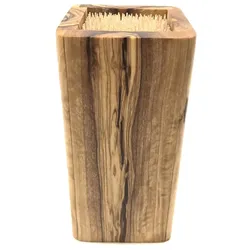 Messerblock DESIGN ECKIG aus Olivenholz