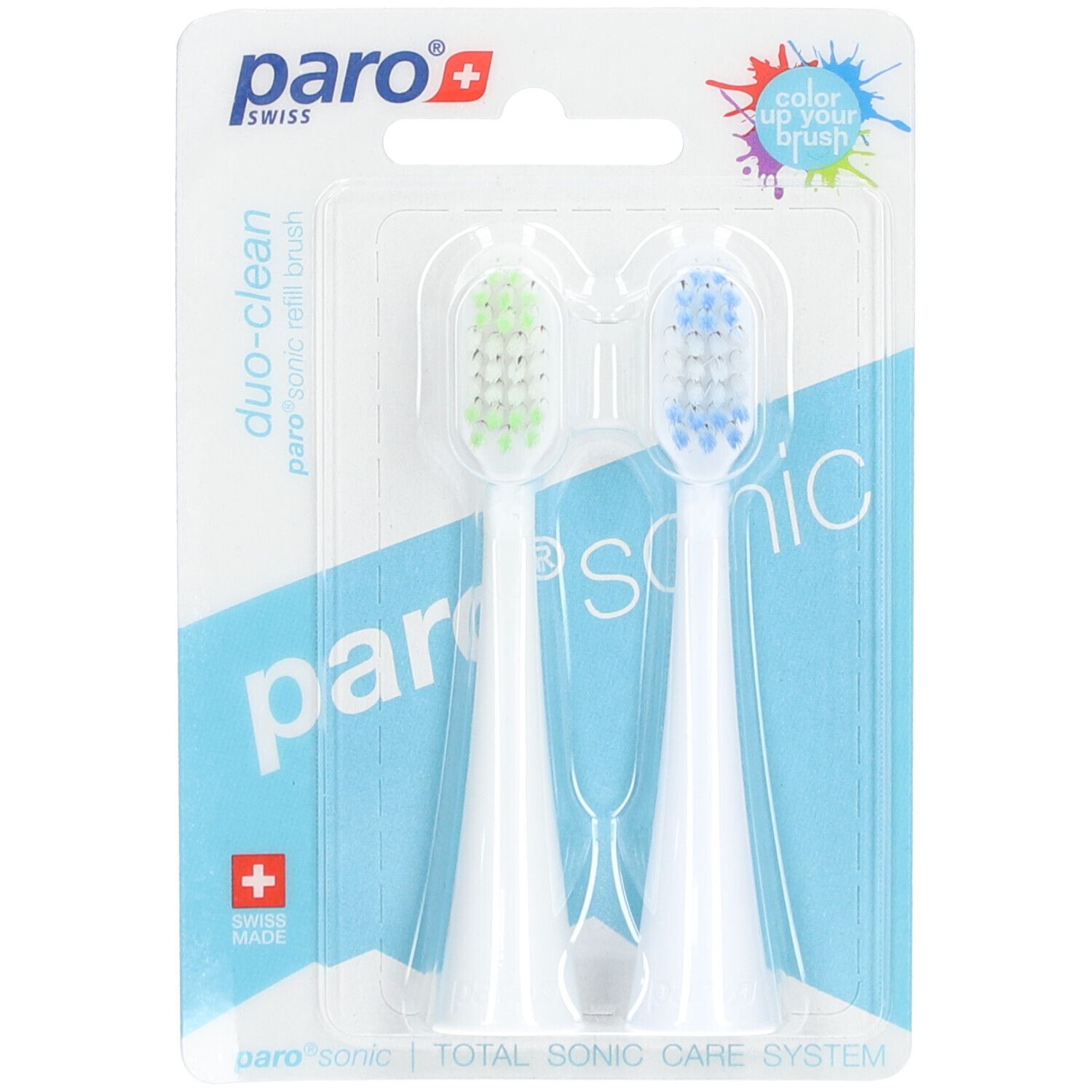 Paro sonic duo-clean Blist 2 Stk St Zahnbürste