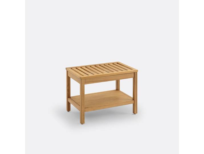 LA REDOUTE Banc de salle de bain, en acacia, HAUMEA Beige Acacia