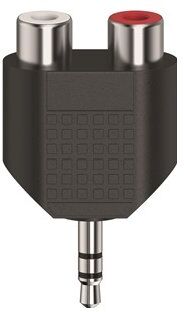 Connettore audio Hama 00205187 Short Adapter Black