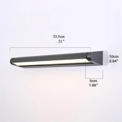Uplifted Goods Weatherproof LED Outdoor Wall Lamp For Porch And Patio Lighting b 30watts cold Light