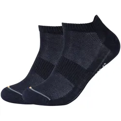 2er Pack camano Sport Multifunktions-Sneakersocken 5999 - navy 39-42