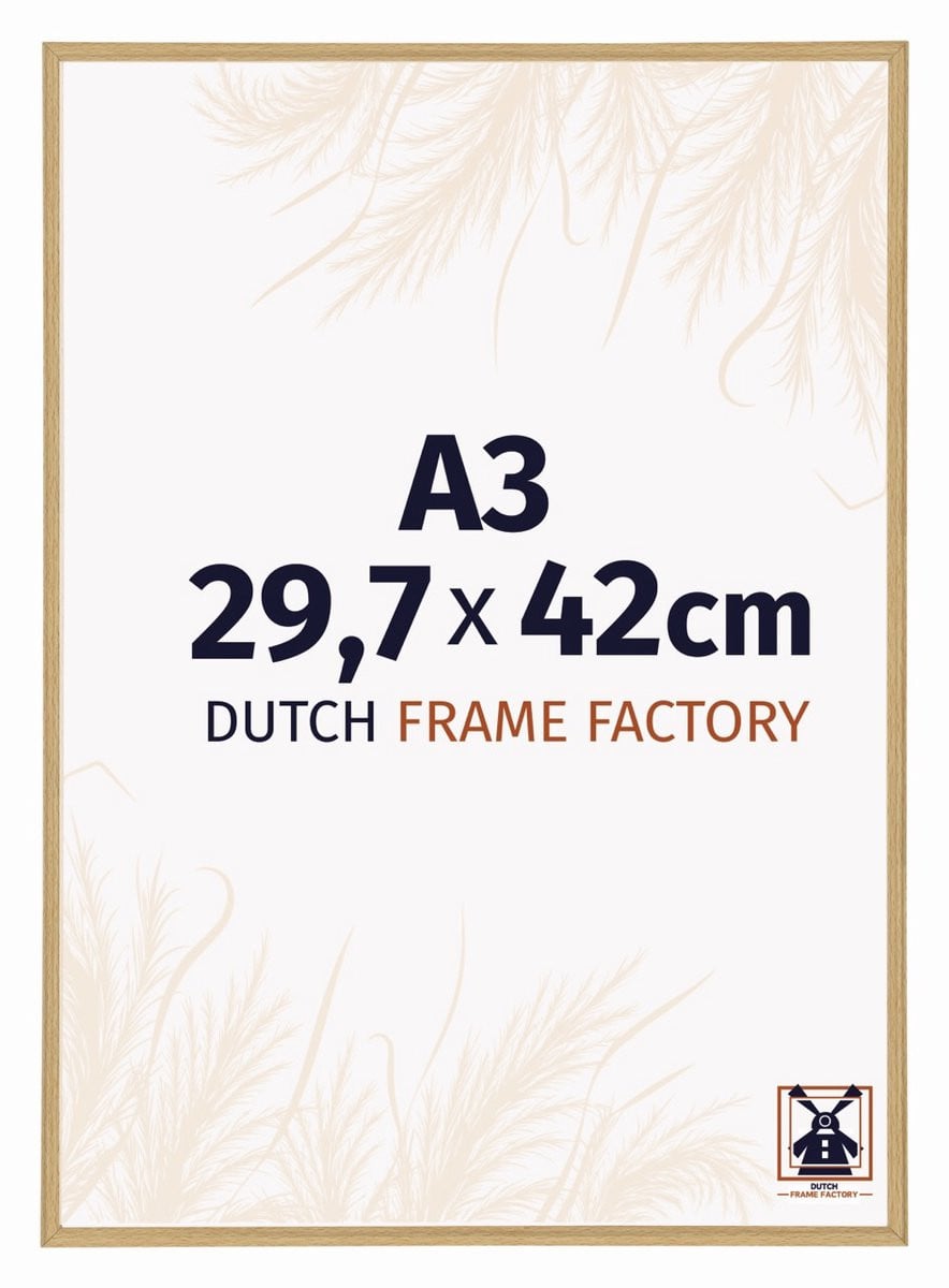 Angers Fotolijst A3 - Beuken Licht - Kunststof - Dutch Frame Factory