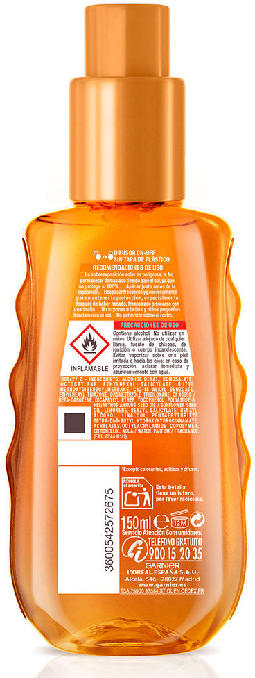 Garnier Delial Ideal Bronze olio protettivo SPF30 150 ml