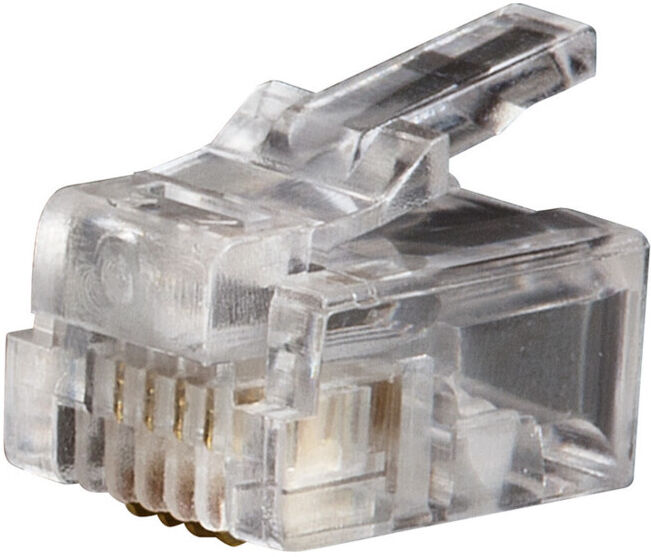 Klein Tools Connecteurs modulaires RJ11 6P4C, 500 pièces (VDV826671)