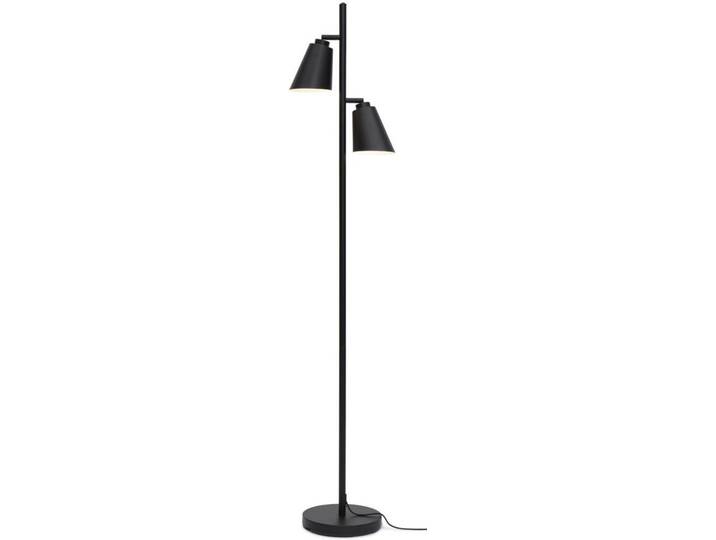 Stehlampe Bremen Schwarz mit Schalter
