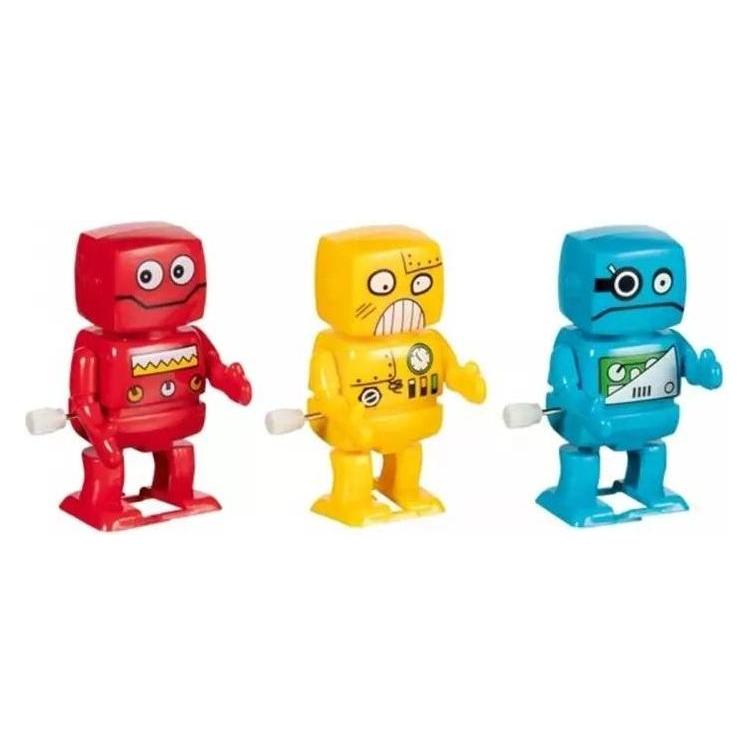 Goki Roboter Zum Aufziehen 3-fach Sort. 12er Set, Aus Kunststoff (40189187)