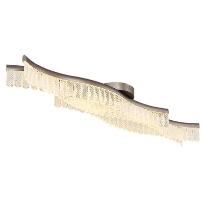 GLOBO LIGHTING LED Deckenleuchte "JULIET", grau (graphit matt), H: 7,5cm, Leuchten, Deckenlampe/3200K/Wohnzimmer/Schlafzimmer/Flur, LED Deckenleuchte