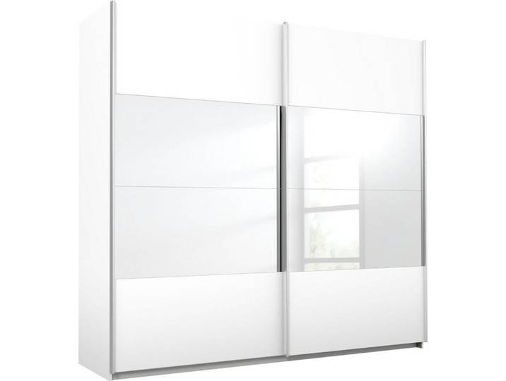 rauch Schwebetürenschrank Quadra mit Spiegelelementen