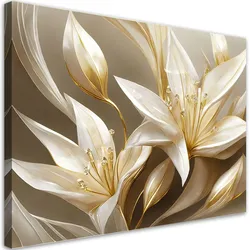 KUNSTDRUCK Gold 90/60 cm