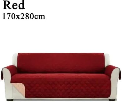 On Spot Shop Washable Non slip Sofa Covers, Wear resistant Pet Cushions Multi purpose Sofa Furniture Protectors red 170x280cm