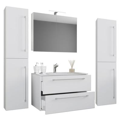 5-tlg. Waschplatz Waschtisch Badinos Schublade SC