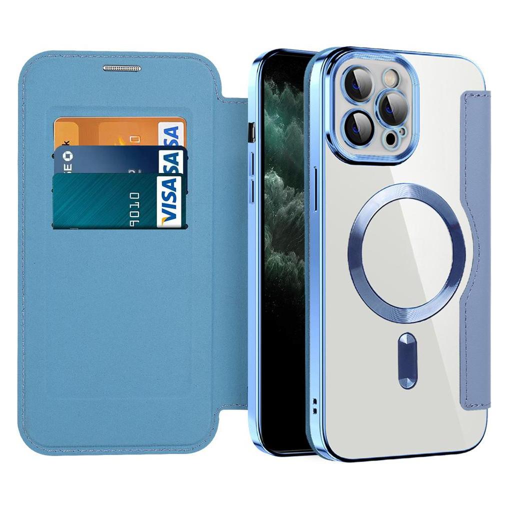 Techsuit - SmartMag Book Case - iPhone 11 Pro Max - Light Blue (Apple iPhone 11 Pro Max) (59432606)