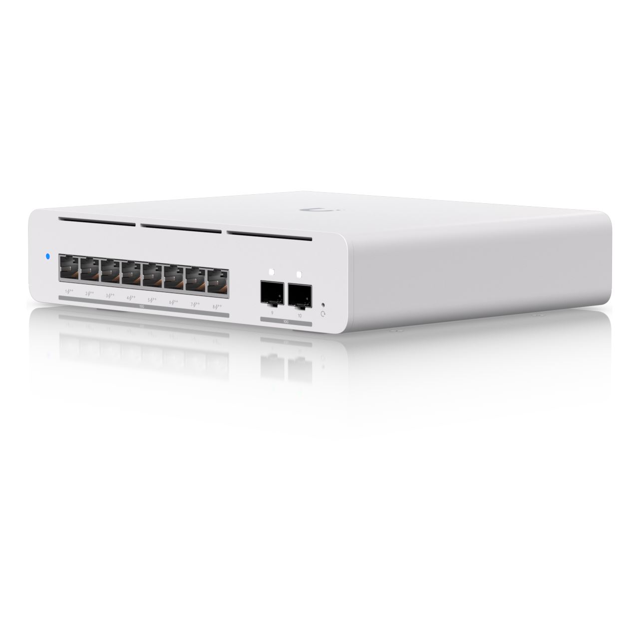 Ubiquiti Switch UniFi 8x10G RJ45/2xSFP+ Managed PoE++ 155W 1,3" Touchscreen Bulk
