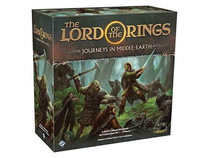 Fantasy Flight Games , Lord of the Rings: Journeys in Middle-Earth , Board Game , Ages 14+ , 1-5 Players , 60-120 Minute Playing Time