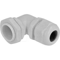 DELOCK 60334 - Kabelverschraubung 90° gewinkelt PG16, gr