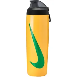 NIKE Refuel Bottle Locking Lid Trinkflasche 709ml 733 - university gold/black/green abyss