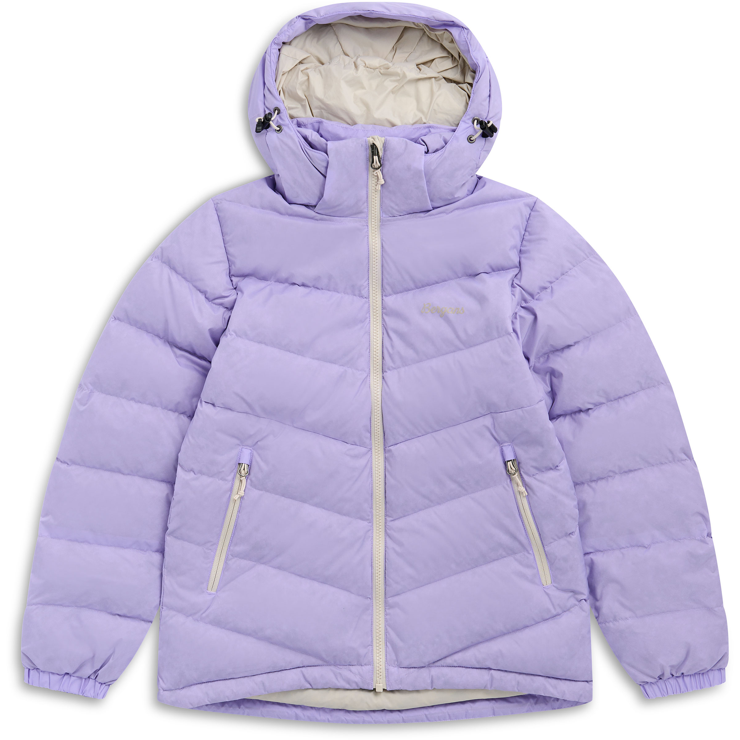 Bergans Warm Down Kinder Isolationsjacke lila Größe 128 Lifestyle Winddicht Wasserabweisend