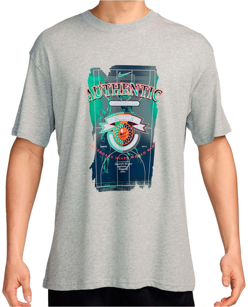 Nike m90 summit camiseta baloncesto Gris (XL)
