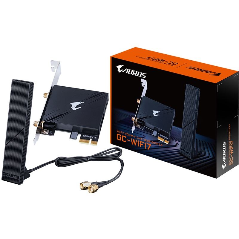 Gigabyte GC-WIFI7 7 & Bluetooth 5.3 (PCIe x1) Rev1.0 Qualcomm Retail