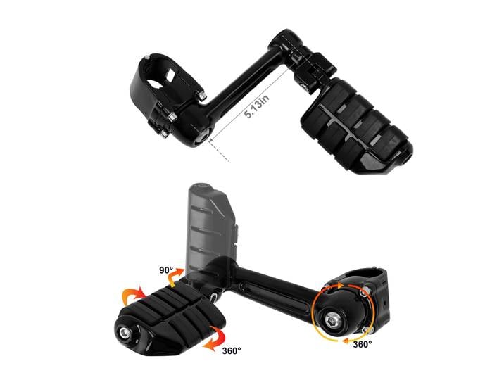 Supports de repose-pieds réglables pour autoroute, adaptés à Honda Goldwing GL1800 25mm/32mm/35mm