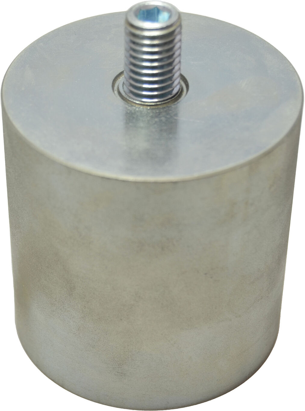 SPRINTIS Aimants grappin cylindrique en néodyme avec filetage 63 mm, néodyme, acier, argent