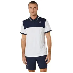 ASICS, Herren, Sportshirt, Court M Polo Shirt Herren (S), Weiss, Schwarz